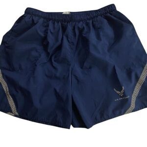 US Air Force swim trunks blue made in the USA standard issued